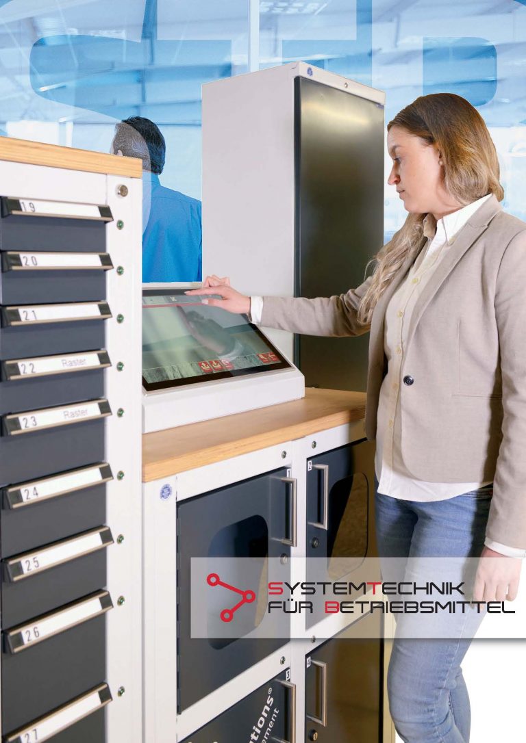 Toolmanagement-Produktbroschüre Systemtechnik für Betriebsmittel in englisch