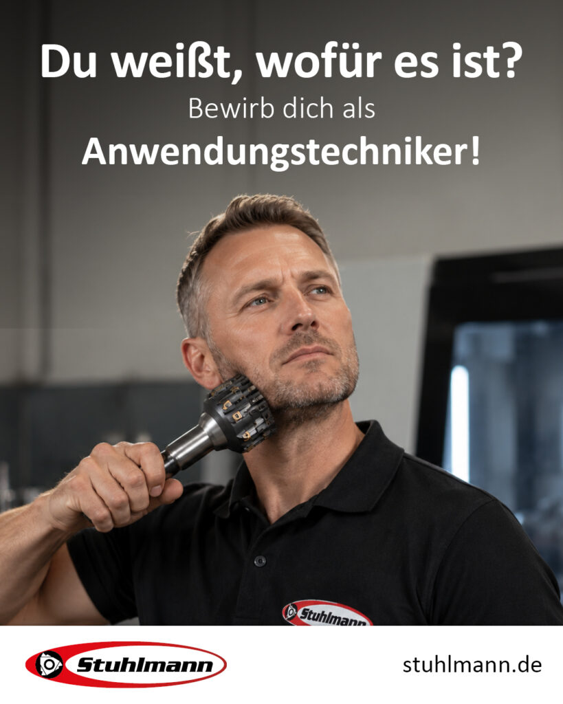 stellenanzeige anwendungstechniker stuhlmann zerspanungstechnik gmbh