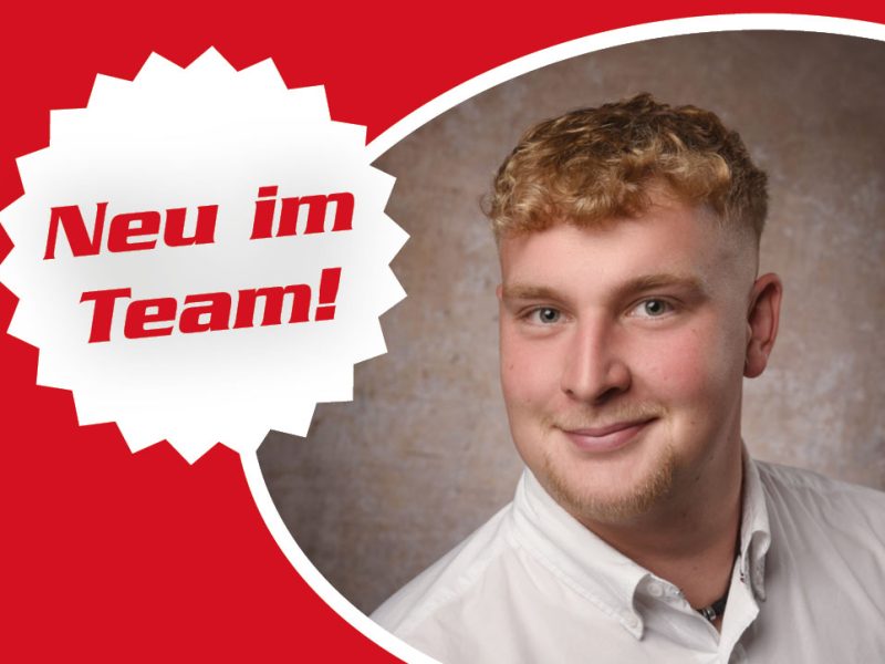 Julian Deist ist neuer Anwendungstechniker bei Stuhlmann